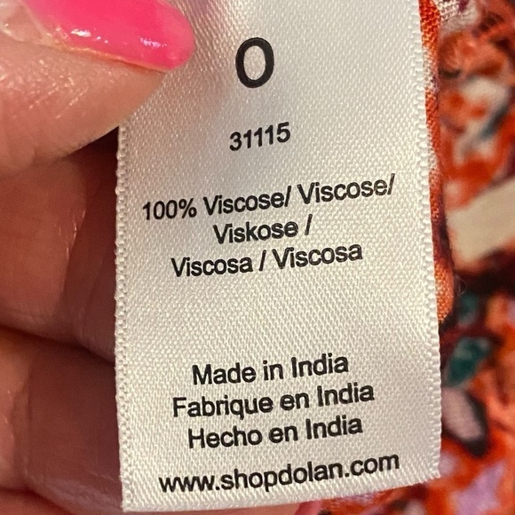 Anthropologie flutter sleeve floral top size L peasant boho festi… - Picture 8 of 8